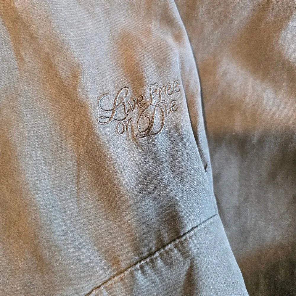 Ludwig Mogul Moves Olive Green Greetings Full Zip Jacket Mt Washington Medium